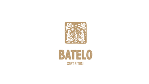 Gold BATELO logo with the Soft Ritual tagline centered on a white background